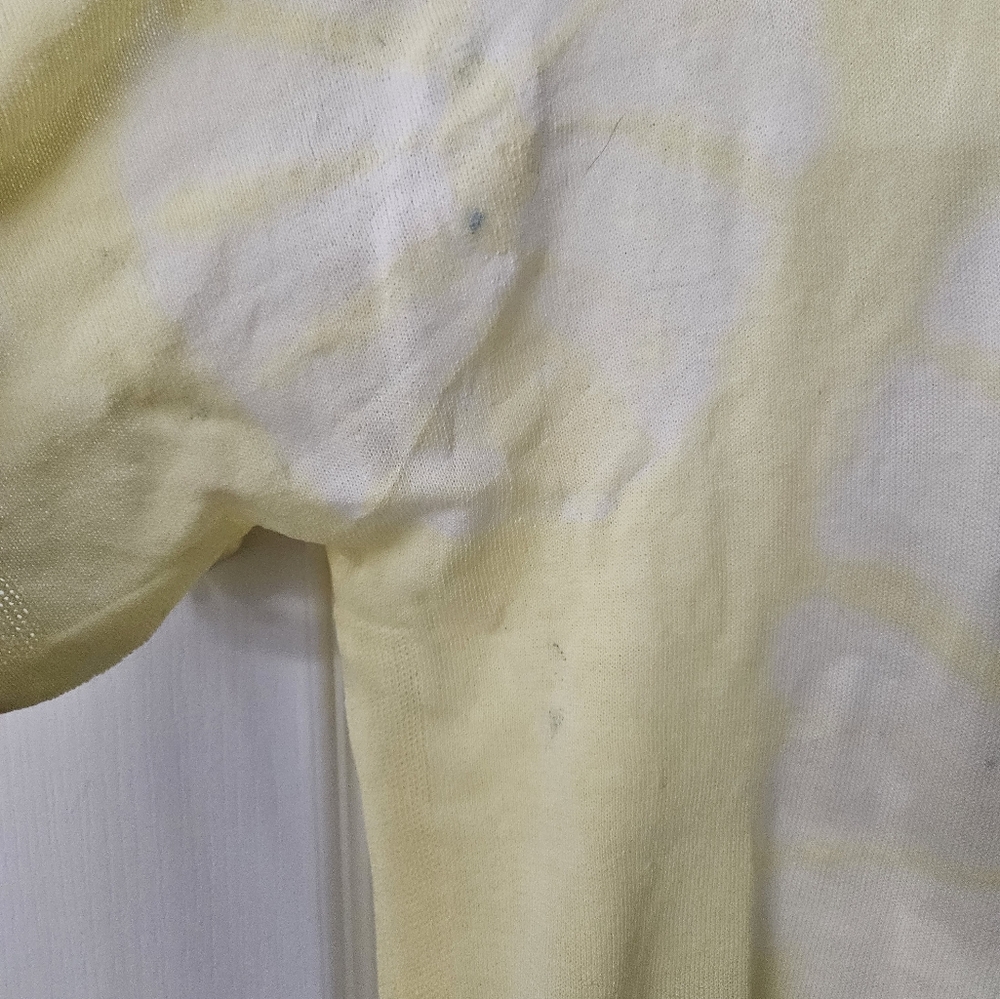 Mystree Yellow Tie-Dye Women's Top S NWT - Picture 3 of 5